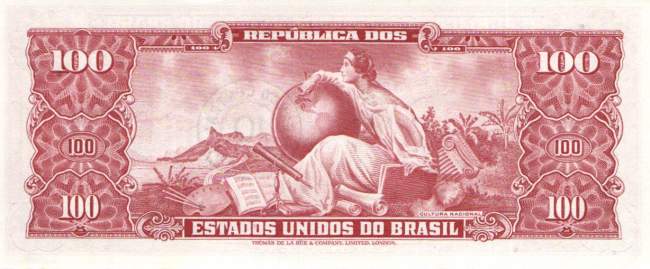 10 Centavos auf 100 Cruzeiros